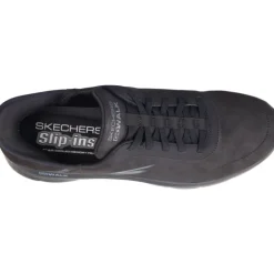 Baskets*Skechers Slip Ins Go Walk Flex Smooth Motion Black